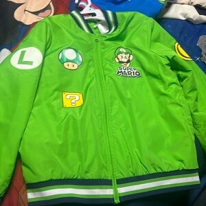 Kids Super Mario LUIGI jacket